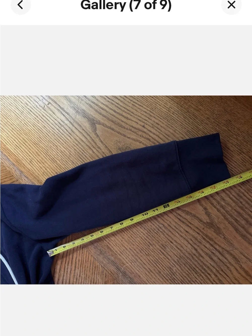 Women’s Vintage GAP Hooded Full Zip-Up Sweatshirt Navy  MEDIUM PETITE